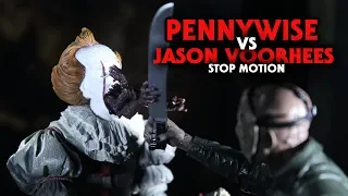 Pennywise Vs Jason Voorhees Stop Motion