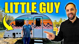 Teardrop Trailer With Bathroom & Kitchen - WALK THROUGH a 2024 Little Guy Mini Max FX Small Camper