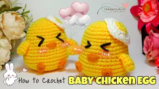 🌀 Easy Crochet Amigurumi Keychain 🐥 Crochet Chicken Keychain 🐥 How to Crochet Baby Chicken Amigurumi