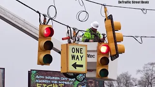 Traffic Lights Installation Before Upgrade Econolite Signals | Puritan & James Couzens