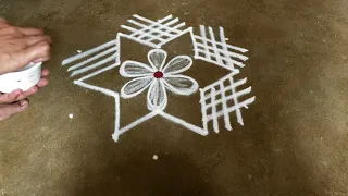 Chithirai madham 5*3 padi kolam designs| Simple muggulu designs| easy rangoli designs