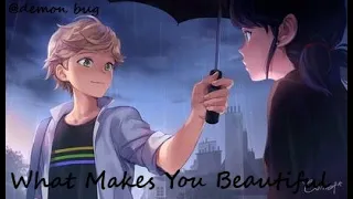 Miraculous Ladybug-What Makes You Beautiful- One Direction {AMV} {check desc}