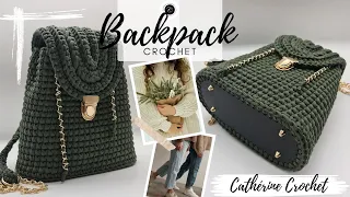 How to crochet a backpack / Crochet backpack / crochet bag