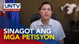 VP Duterte, ipinadi-dismiss sa SC ang mga petisyon vs confidential funds