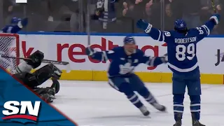 Nick Robertson Makes Stellar Plays at Both Ends to Win it for the Maple Leafs in Overtime