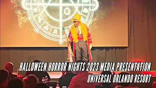 Full Halloween Horror Nights 2023 Media Event Presentation - Universal Orlando Resort