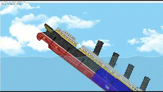 Recreating The Sinking Of The Lusitania (Floating Sandbox) (Read description for details)
