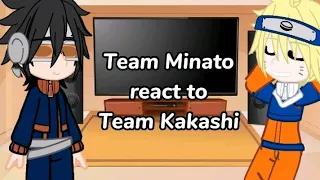 Team Minato react to Team Kakashi...•Naruto• (Gacha club) ~Short video~