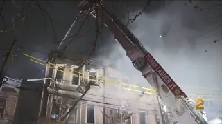 Apartment Fire Forces Residents Out In The Bronx