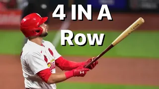 Cardinals hit 4 STRAIGHT HOMERUNS!!!!!!    (Back to back to back to back)  || MLB