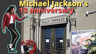 Michael Jackson Fan Gathering for the 13 anniversary at the Forest Lawn Cemetery