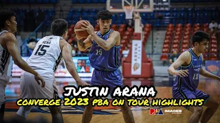 Justin Arana Converge 2023 PBA On Tour Highlights