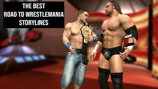 The Best Road to WrestleMania Storylines in WWE Games