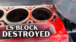 Aluminum LS Block DESTROYED By Scotch Brite Wheels! Can It Be Fixed??