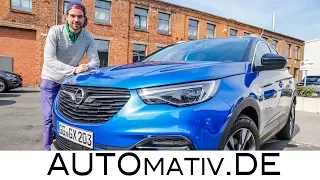 Opel Grandland X (130 PS, 1.2 Liter) im Test und Fahrbericht | erste Sitzprobe - Review