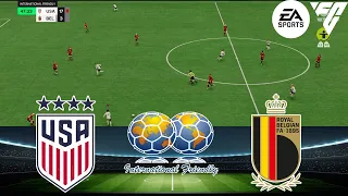 FC 24 - USA W vs Belgium W 26/5/2024 - INTERNATIONAL FRIENDLY - Gameplay PS5