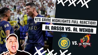 CR7 Funny Goal 😂| Al Nassr vs Al Wehda | RSL Full Game Highlights | KTS Reaction! #cristianoronaldo