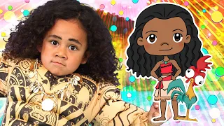 Moana Finger Family | SillyPop