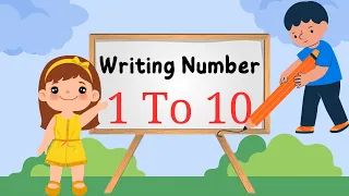 How to Write Numbers 1-10 | Kids Learning Numbers 1-10