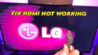 LG TV - How to Fix HDMI No Signal Error