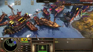 Age of Empires 3 - Epic Naval Battle (1 vs 6)