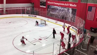 Red Wings go through drills during Day 4 of training camp