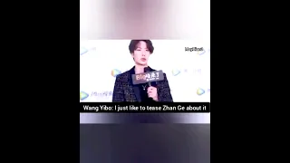 Nothing Just Wang Yibo's Double Standards 🤣 #wangyibo #xiaozhan #yizhan #bjyxszd #bjyx #wangxiao