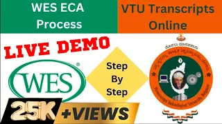 WES ECA Process | Step by Step Process |  VTU Transcripts Online | How to Apply ECA