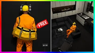 GTA 5 Online - UNLOCK New Rare CLOTHING - How To Get DUFFEL Bag SOLO For FREE (GTA V Update)