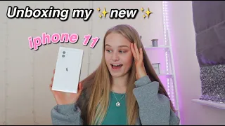 UNBOXING MY NEW IPHONE 11 - 2021