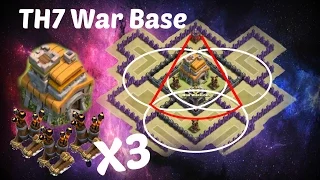 th7 war base / 3 air defenses / anti dragon / CoC