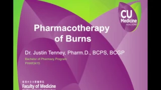 Pharmacotherapy of Burn Patient Management