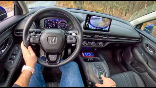 NEW 2024 Honda ZR-V 🇯🇵 [2.0 i-MMD Hybrid 184HP] |0-100| POV Test Drive #1930 Joe Black