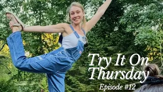 EP #12: TRY IT ON THURSDAY (How to Style Overalls) #overallslookbook #vintageoveralls #jeanoveralls