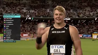 Mens Shot Put Final - World Athletics Championships Budapest 2023