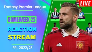 FPL Double Gameweek 22: REACTION STREAM | Live Q&A | Fantasy Premier League Tips 2022/23