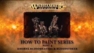 How to paint Warhammer Age of Sigmar part 4 - Bloodreavers & the Bloodstoker.