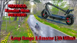 Amazing Long Range E-Scooter - Hovsco Xander Max Electric Scooter Review #trending #techreview