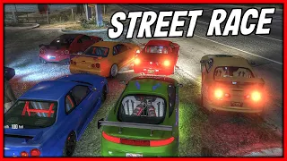 GTA 5 Roleplay - Fast & Furious Movie Cars Shut Down Highway Street Racing | RedlineRP #882