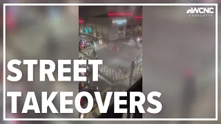 CMPD responds after dangerous street takeover