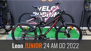 Відео огляд на підлітковий велосипед Leon Junior 24 AM DD модель 2022