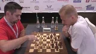 Володимир Сакун FM, UKR - Володимир Ветошко GM, UKR. Saint Charbel Chess Cup'23.