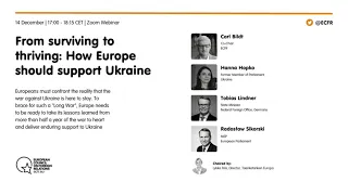 From surviving to thriving: How Europe should support Ukraine in the long war against Russia