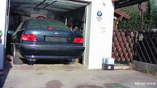 BMW E38 740iL M60B40 Supersport Exhaust + Straight Pipes  V8 Sound