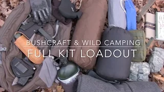 Bushcraft & Wild Camping Full Kit Loadout