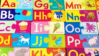 ABC SONG matching ABC LETTER PUZZLE