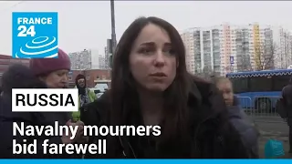 'We won't forget you!': Navalny mourners bid farewell • FRANCE 24 English