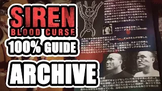 Siren Blood Curse 100% Guide P.20 - Complete Archive