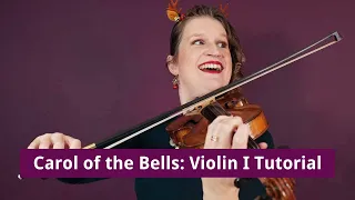 Carol of the Bells Violin I tutorial