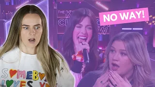 Vocal Coach Reacts to Kelly Clarkson and Anne Hathaway LIVE singing! 🤩